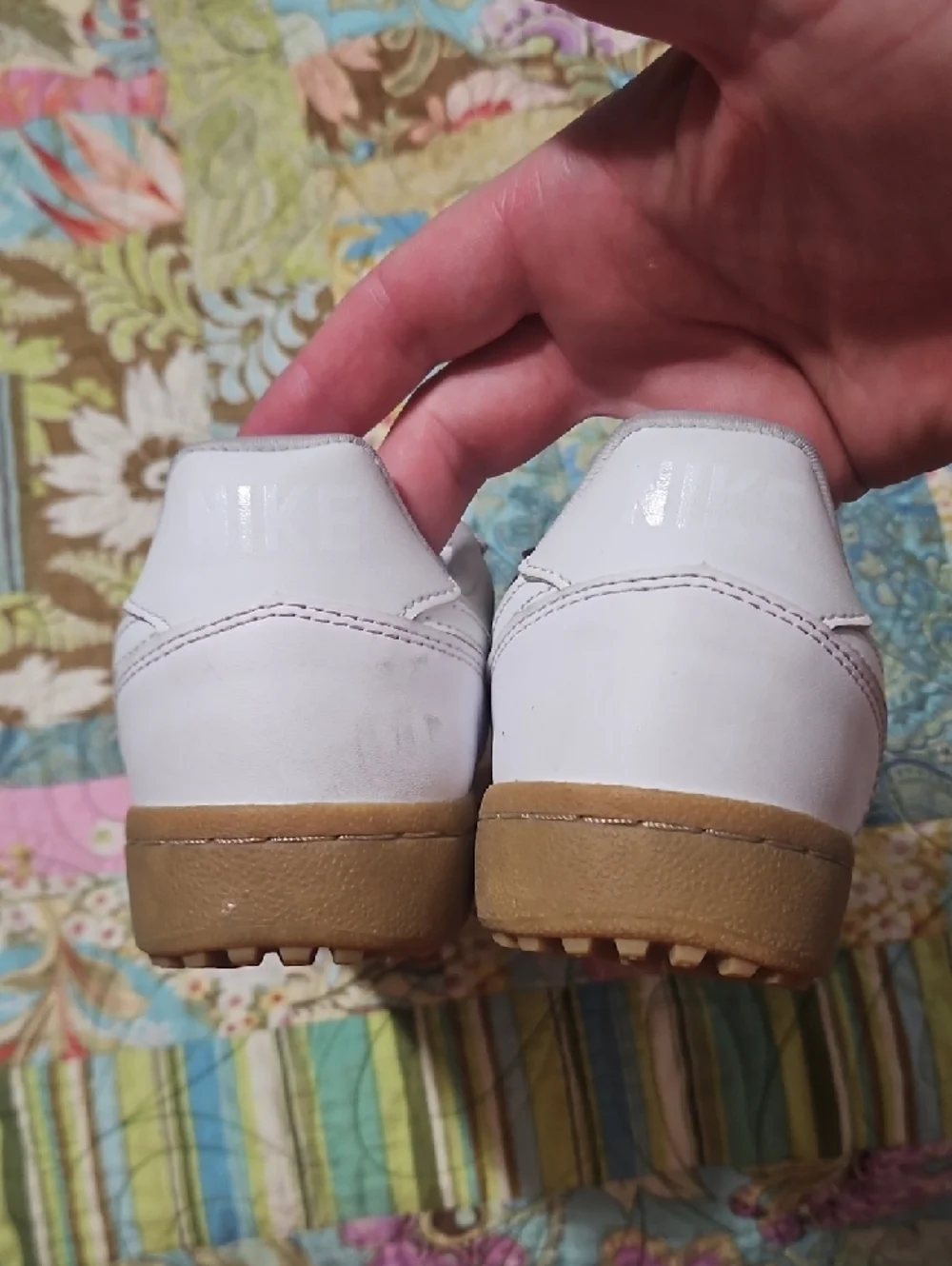 Nike White‎ Low-Top Sneakers with Gum Outsole
